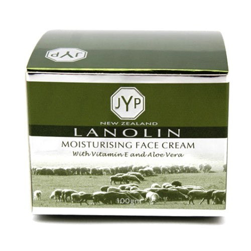 JYP New Zealand Lanolin Moisturizing Face Cream with Vitamin E and Aloe Vera, 100g