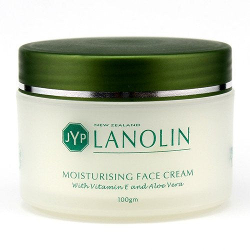 JYP New Zealand Lanolin Moisturizing Face Cream with Vitamin E and Aloe Vera, 100g
