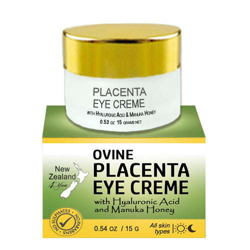 New Zealand 4 You Ovine Placenta Eye Cream with Hyaluronic Acid and Manuka Honey, 15g