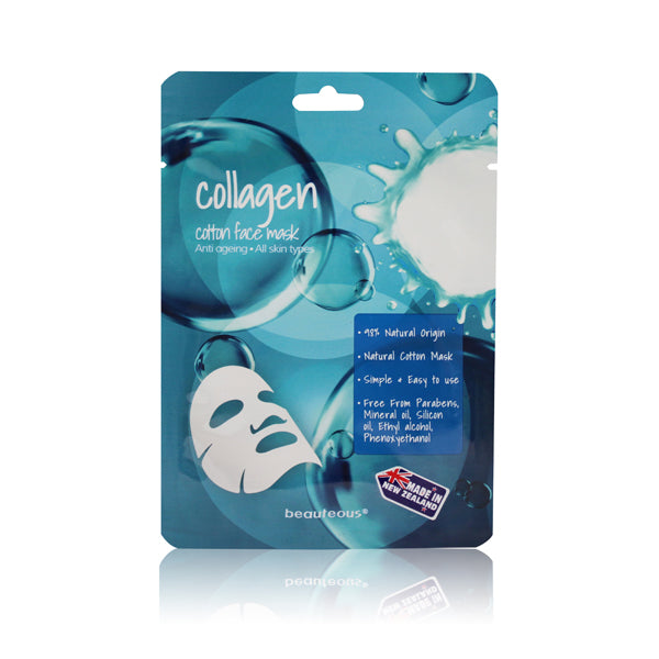 Gift Set - beauteous Collagen Hand Cream and Collagen Cotton Face Mask