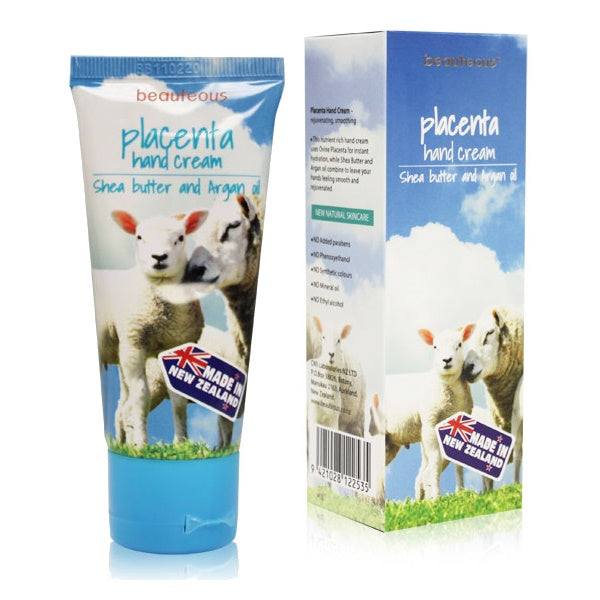 Gift Set - beauteous Placenta Hand Cream and Placenta Cotton Face Mask